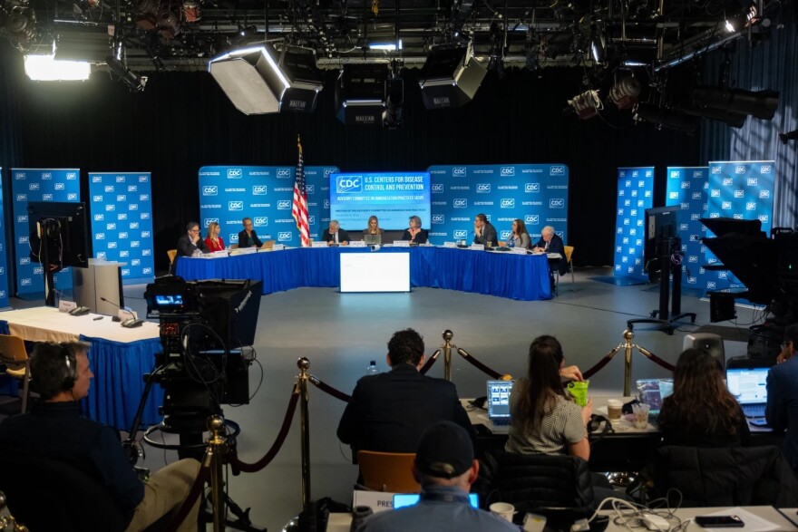 The CDC Advisory Committee on Immunization Practices meets in Atlanta on Friday, Dec. 5, 2025 to consider changes in hepatitis B vaccine recommendations for infants.