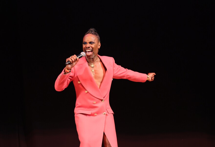 Billy Porter speaks at the world premiere of "Anything's Possible," July 14, at the Outfest Los Angeles LGBTQ film Festival.