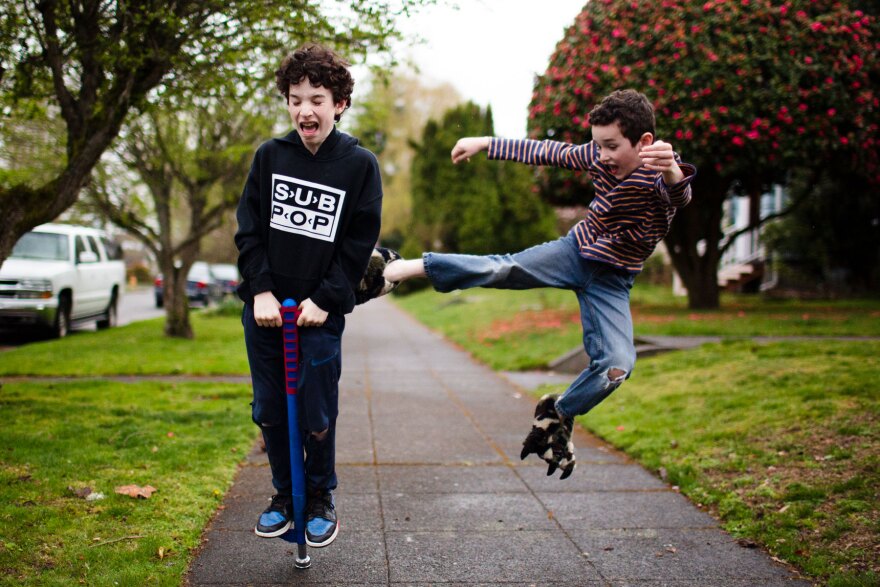 two sons of Sound Effect host Gabriel Spitzer