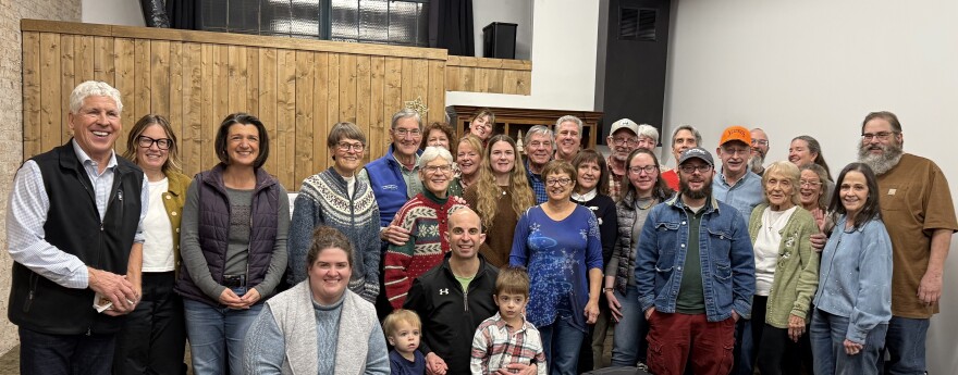 A few of WXPR's wonderful volunteers and staff at the WXPR holiday party