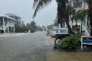 Flooding along Delmar Avenue in Fort Myers Beach.