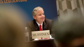  Don Huffines speaks during a Texas Public Policy Foundation event on Feb. 8, 2018. 