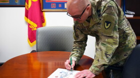 Army Col. Steve Dondero supervises 751 civilian employees at Crane.