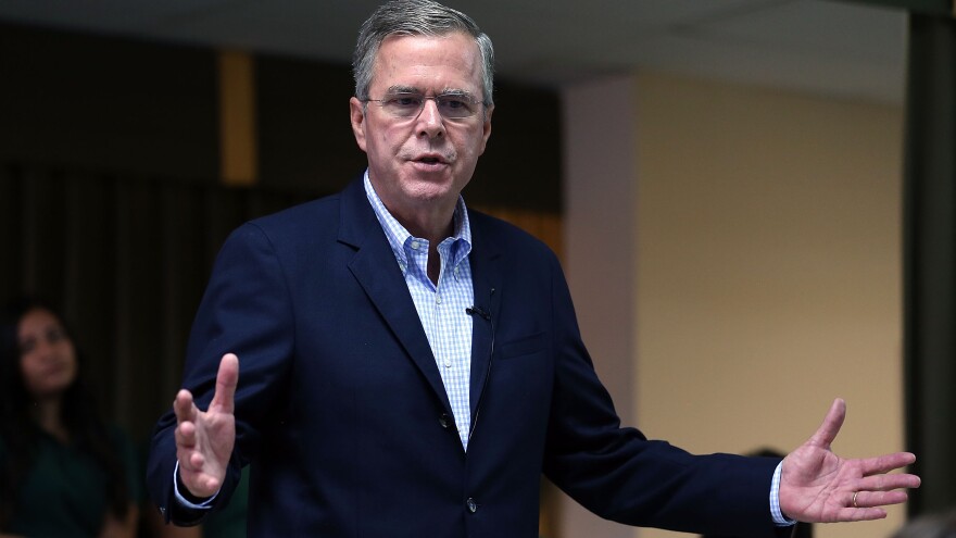 Jeb Bush unveiled his energy plan Tuesday, calling for less regulation on fracking and carbon emissions.