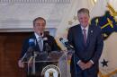 Matos, (left) a Superior Court judge since 2012, must now win confirmation from the General Assembly. Credit: Rose Wheeler/Ocean State Media