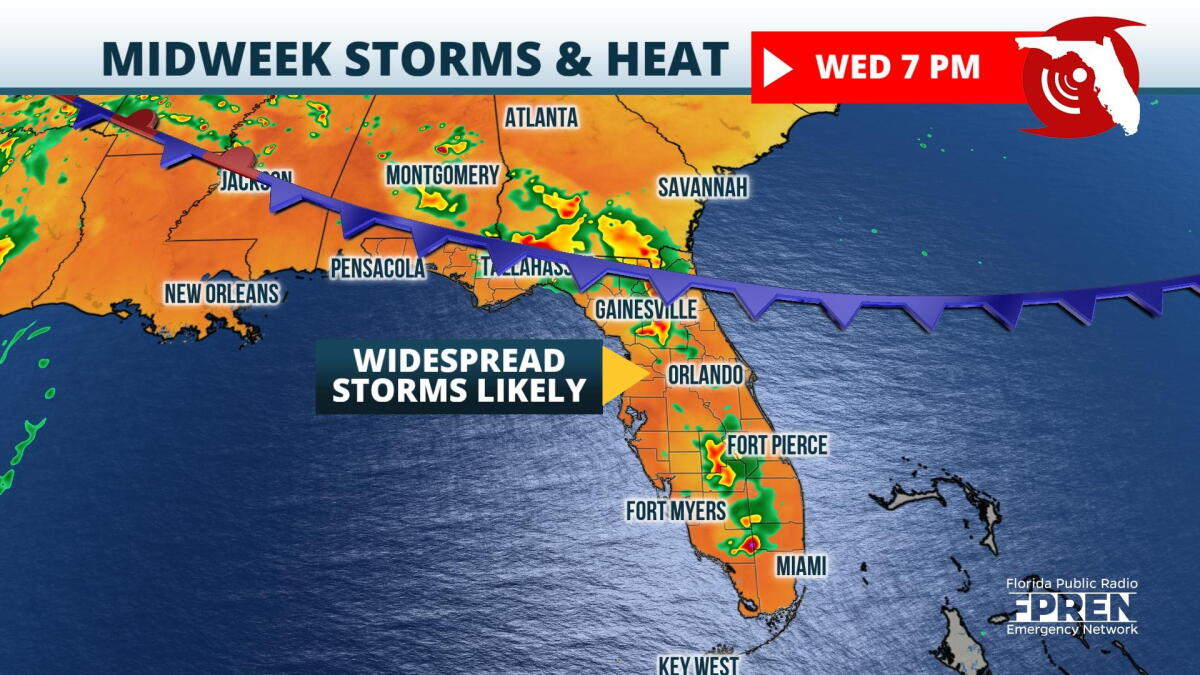 Summertime pattern of heat, daytime thunderstorms return - Vimarsana News