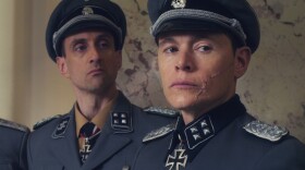Charles De'ath, Charles Hubbell and Burn Gorman in <em>Walking With The Enemy</em>.