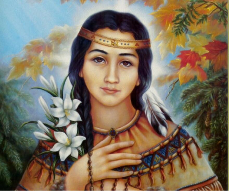 One rendition of Kateri Tekakwitha (from CatholicTradition.org)