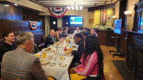 A politically diverse group of Wisconsin voters met to watch the second presidential debate in September.