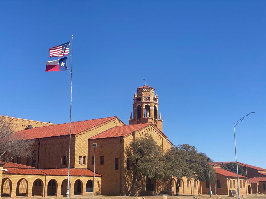 Lubbock High School after being evacuated on Feb. 20, 2026.