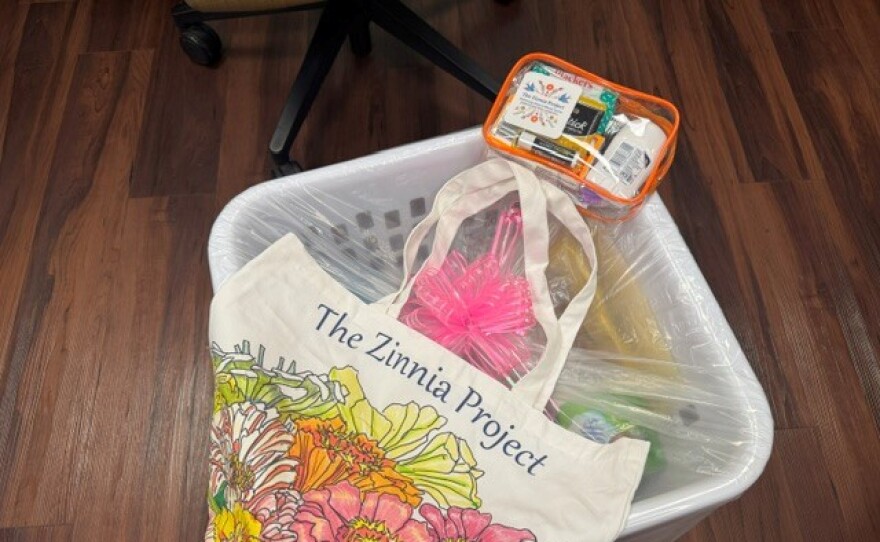 People can donate money for the Zinnia Project on Sarah Lister’s GoFundMe page