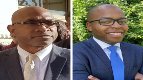 Former Judge Fanon Rucker (left) and Gabe Davis are both Democrats.