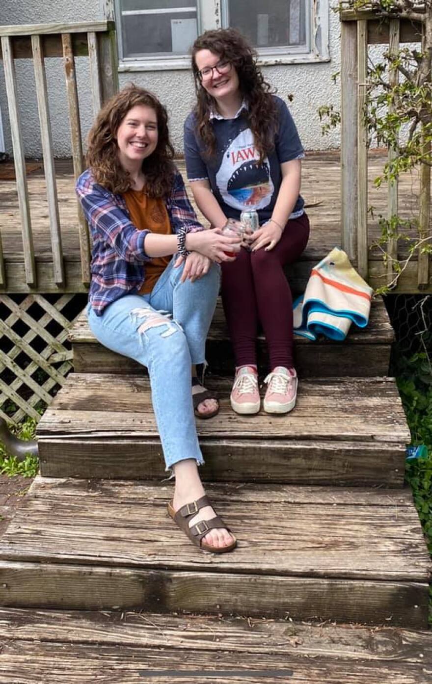 Margaret Osler, left, and her best friend, Rachel Taylor.