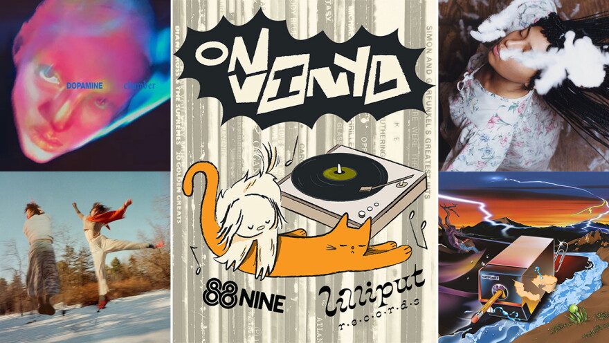 Artists with new albums out Oct. 16 include (clockwise from top left) Fontaines D.C., June McDoom, @ and Babehoven.