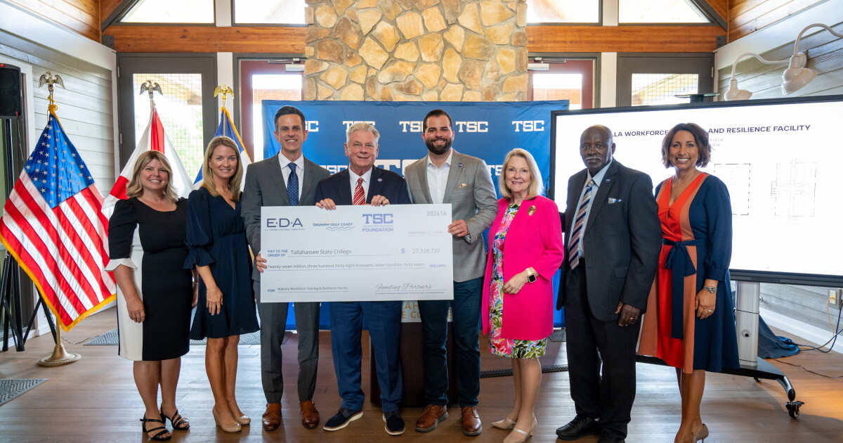 Tallahassee State College leadership celebrated the planned facility at an event on Sept. 21.