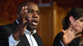 Labour Member of Parliament David Lammy speaks during a meeting at the House of Commons on May 1, 2018 in London. (Chris J. Ratcliffe/Getty Images)