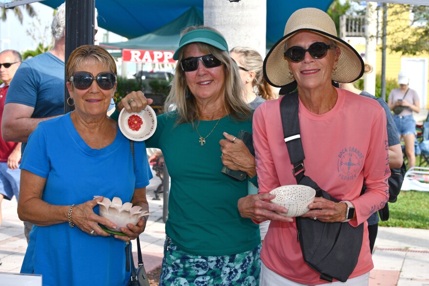 From left: Annette May, Susan Collins, Linda Sims