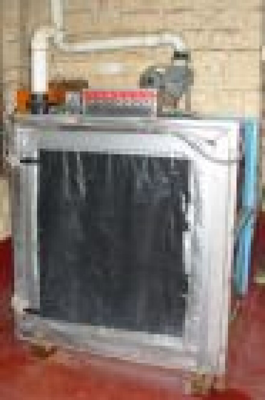 The carbon monoxide chamber at the St. Louis city pound.