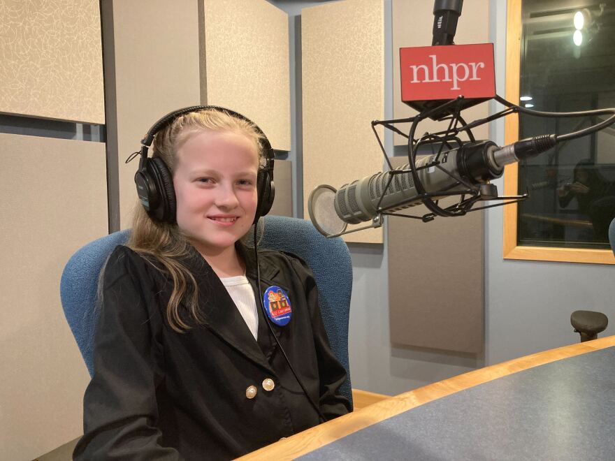 New Hampshire's 2026 Kid Governor Liv Crete-Sayer spoke with NHPR’s All Things Considered host Julia Furukawa about her experiences campaigning and her platform.