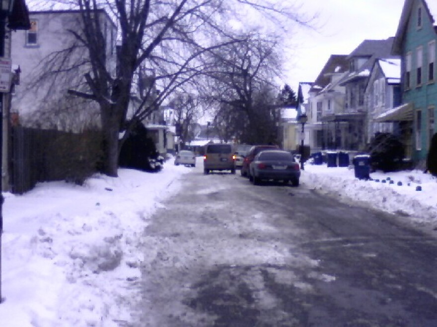 Trinity Place where standoff and shooting of Buffalo Police officer occurred