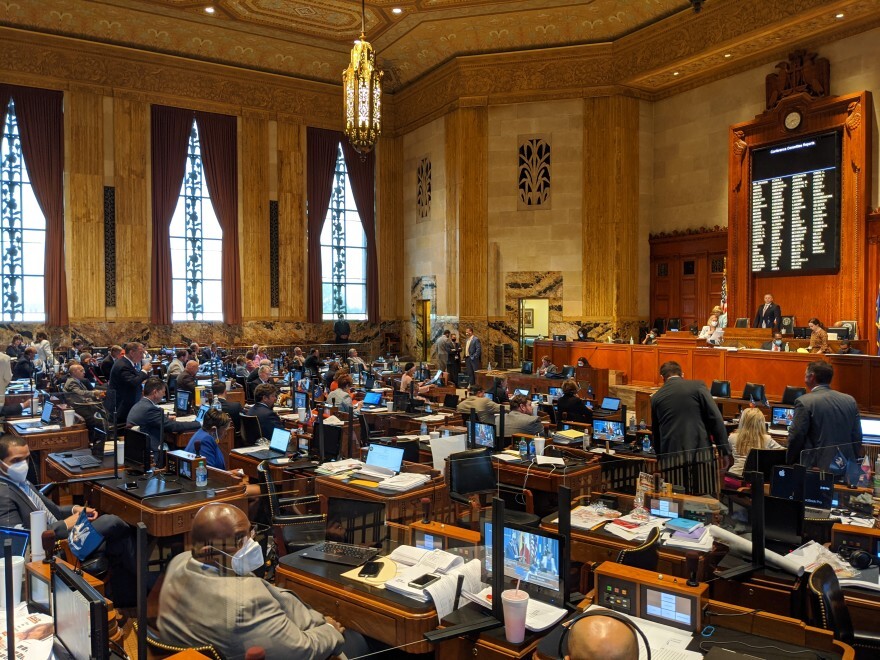 State legislators are expected to reconvene later this month to push through several bills that Gov. Edwards vetoed after the last legislative session. Photo from September 2020.