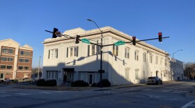 The corner of Lumpkin and Hancock, where the 100-year-old Saye Building stands.
