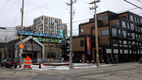 Gravity, a new luxury living community with offices and event space, is in east Franklinton.