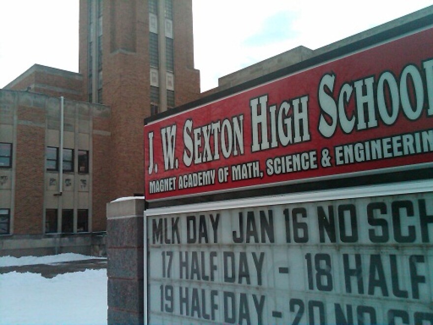 Sexton high school in Lansing is still on the bubble. A decision on which high school to close may not be made until August, or even later this fall