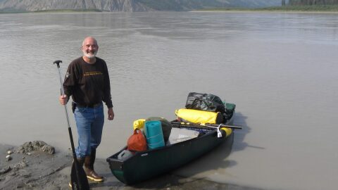 Robin West canoeing.