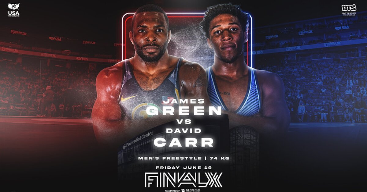 World medalist, Nebraska All-American and legendary Willingboro H.S. wrestler James Green competing in FINAL X