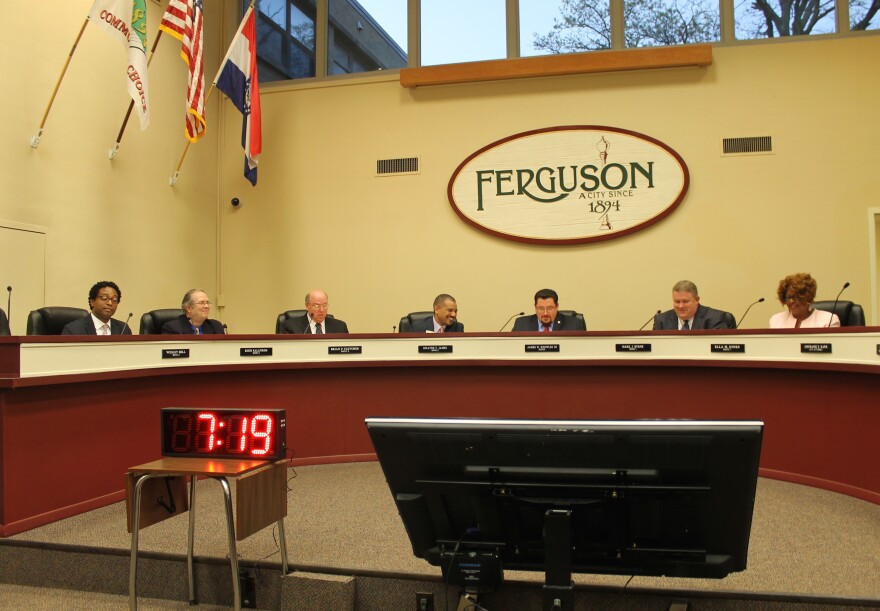 Ferguson new city council met for the first time on Tuesday.