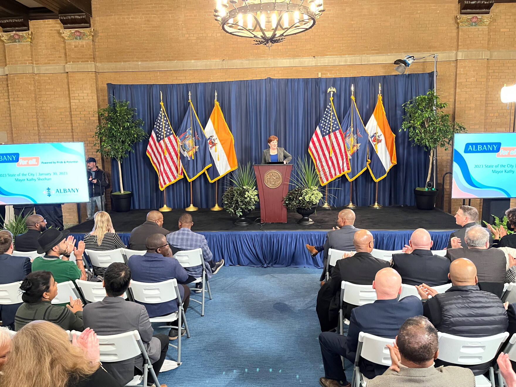 Albany Mayor Kathy Sheehan delivers 2023 State of the City address | WAMC