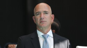 Amazon CEO Jeff Bezos announced Monday he would spend $10 billion of his own fortune to launch a global initiative to fight climate change. He is photographed here in front of the Saudi consulate in Istanbul in October.