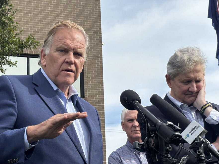 Republican candidate Mike Rogers says recent polls showing Democratic candidate Abdul El Sayed leading him in Michigan don't take into account growing support he claims his campaign is seeing among Jewish and African-American voters