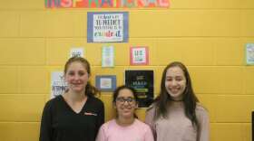 Tech Sassy Girlz Ashley Simmons, Trinity Luv Lozano, and Sydney Anglin. Photo: Danielle Prieur
