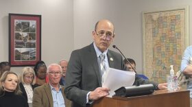 Sen. Gary Byrne in committee on Wednesday, March 5, 2025.