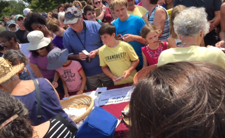 Scenes from an eclipse-watching party at Smith College.