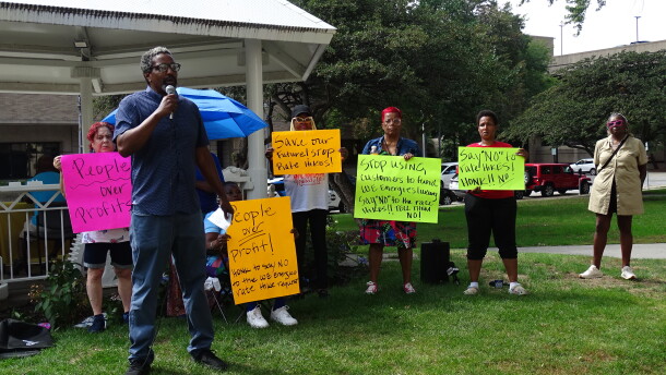 Antonio Butts with Walnut Way Conservations Corps. It along with The Wisconsin Ecojustice Base Builders