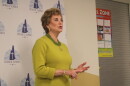 Linda McMahon, the U.S. Secretary of Education, visited a couple of private and public schools in Manchester on Oct. 15, 2026.