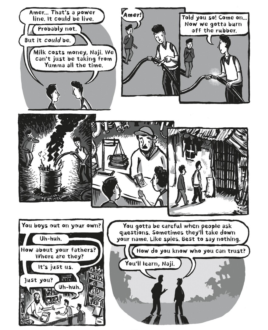 A page from "Welcome to the New World"