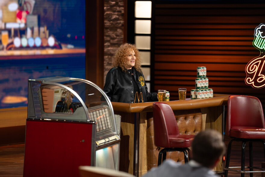 The namesake of Donna's Pickle Beer, Donna Jancewicz of Kingston, helped pitched the company on Shark Tank.