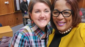 Summit County Councilwoman Veronica Sims, right, worked on the report about racism as a public health crisis with Council President Elizabeth Walters, left, who was chosen last week to lead the Ohio Democratic Party.