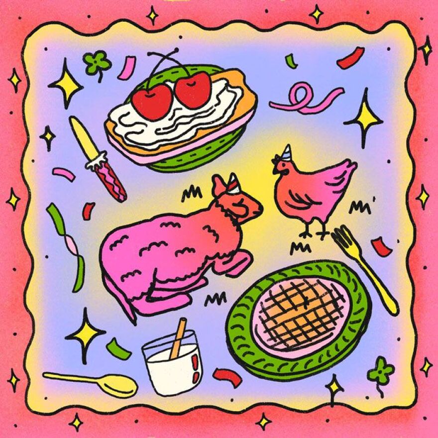 Part of 'Girl Feast' exhibition