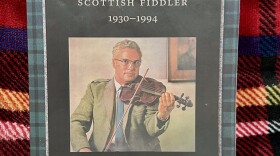 The book cover of "The Legacy of Ron Gonnella: Scottish Fiddler, 1930–1994" by Jane Blair MacMorran