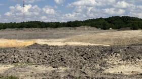 A sand borrow pit in the Chuckatuck area of Suffolk in June, 2024.