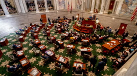 The Missouri Senate on Wednesday, Jan. 4, 2023, during the first day of the legislative session in Jefferson City, Mo.