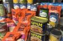 Walmart groceries sit on a table. (Jan. 30, 2026)