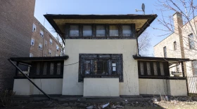 The Frank Lloyd Wright-designed Walser House in Austin