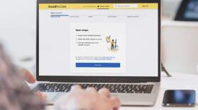 Someone uses a telehealth platform. (GoodRx/AP)