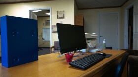 Computer system used for Telehealth at the Veterans Center in Cortez, Colorado.